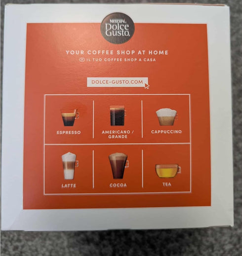 16 Pack 3 Nescafe Dolce Gusto Coffee Pods, Caramel Macchiato, capsules