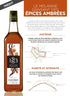 1883 1 Warm Spices Syrup for Coffee and Drinks - Made in France, Liter Glass Bottle