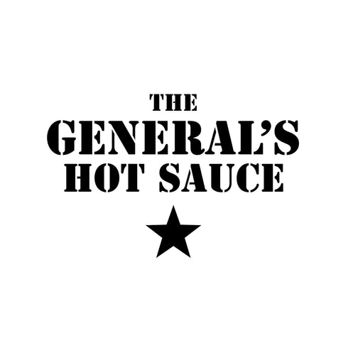 4/5 6oz The General's Hot Sauce Shock & Awe - Habanero Peppers, Heat Rating, All Natural Spicy Sauce, Small-Batch