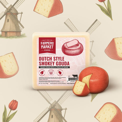 Sets, 1-Pack, Farmers Market, Gluten Free, Keto, Paleo, Low Sodium, Zero Sugar, Wisconsin Cheese Gift Dutch Style