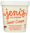 Jeni's JENIS SPLENDID ICE CREAMS Sweet Cream Ice Cream, 1 PT