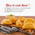 3 oz (8 Frozen DELE FOOD White Cheese Empanadas, Units) Gluten-Free Appetizer with Cornmeal Dough and Cheese Pre-Cooked
