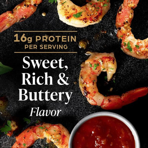 Generic Frozen 1 lb Wild Caught Argentine Red Shrimp, Extra Large, Raw, Peeled and Deveined, Premium Seafood