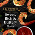Generic Frozen 1 lb Wild Caught Argentine Red Shrimp, Extra Large, Raw, Peeled and Deveined, Premium Seafood