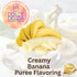 (500g, 1.1 lbs) Banana Puree Flavoring for Gelato, Rolled Ice Cream, and Ice Cream. Made with Natural Banana