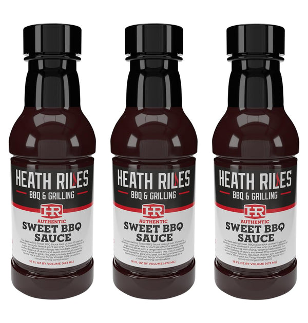 Heath Riles BBQ Sauces, Sweet BBQ Sauce, Pit Master Barbecue Sauce For