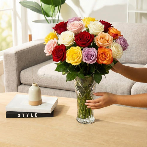 12 Aquarossa Farms Mothers Day Flowers for Delivery, Fresh Flowers Bouquet, Handpicked from the Farm, Gift for Mom