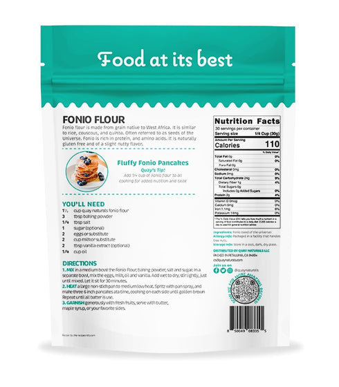 Gluten-Free Fonio Flour - Ancient Super Grain, Non-GMO