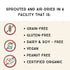 10 oz Lark Ellen Farm Sprouted Organic Certifed Cashews Unsalted - Bag, Non GMO, Keto Snacks, Paleo, Gluten Free