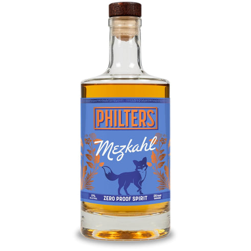 Philters Non-Alcoholic Mezkahl, Zero Proof Mezcal Spirit, Alternative Drink Made in USA,