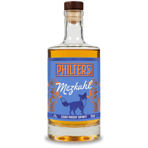 Philters Non-Alcoholic Mezkahl, Zero Proof Mezcal Spirit, Alternative Drink Made in USA,