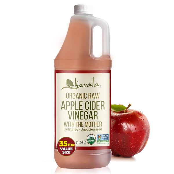 Kevala Organic Raw Apple Cider Vinegar - Excellent for Daily Use in