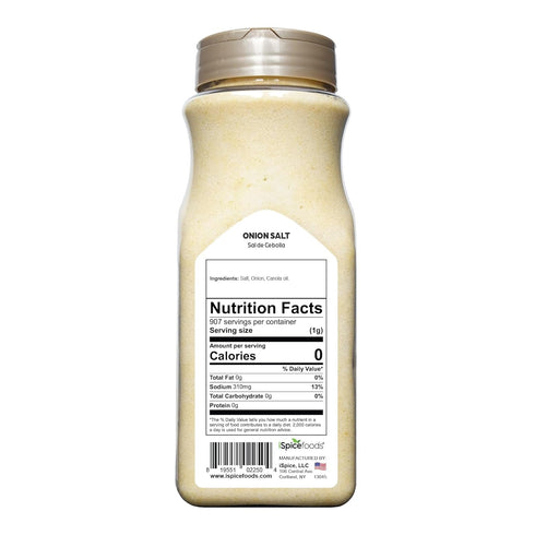 32 oz iSpice Blend | Onion Salt | | Bulk Size | Rich Aroma | Kosher (Onion Salt)