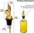 1PCS Olive Oil Pour Spout,Liquor Bottle Pourers for Alcohol, Olive Oil Dispenser Spout, Wine Pourer Spout, Oil Bottle
