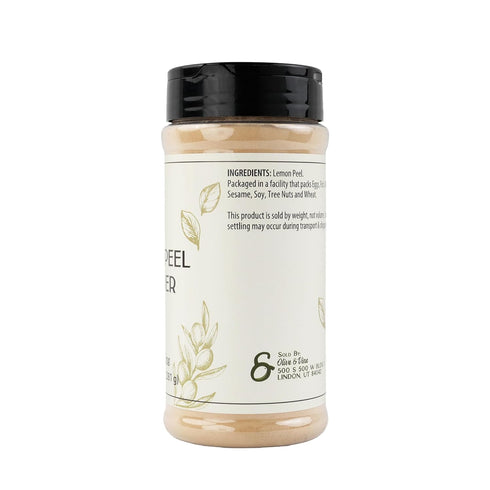 (9.92 Olive & Vine Lemon Peel Powder, Zesty Citrus, For Baking & Cooking, Rich Tradition, Authentic Taste, For Global