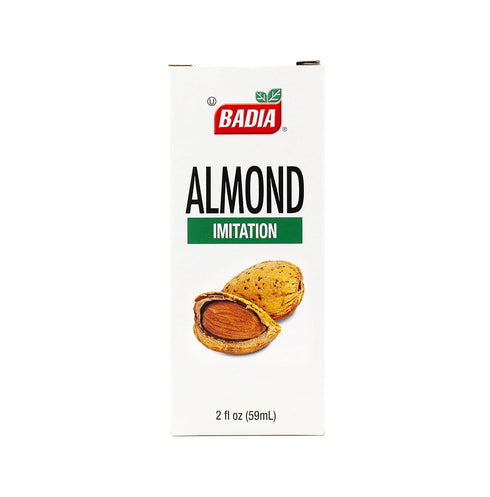 Badia Imitation Almond Extract, 2 fl oz Bold Almond Flavor for Home