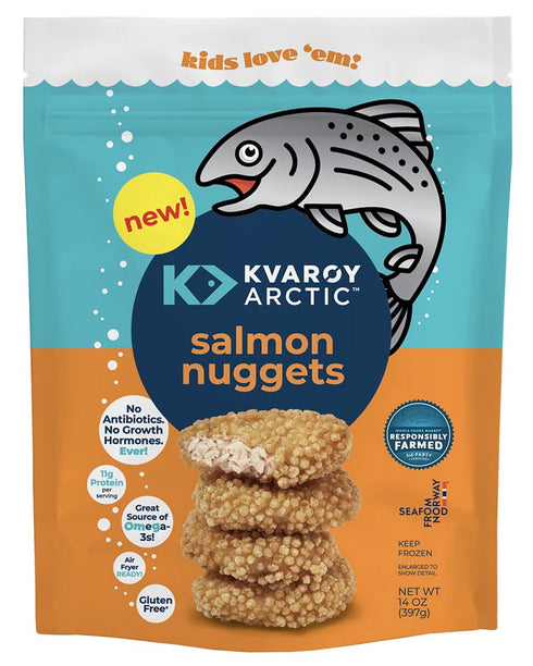Kvaroy Arctic Atlantic Salmon Nuggets, 14 OZ