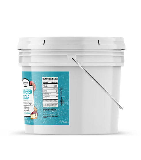 (1 Unpretentious Powdered Sugar Gallon) Confectioners Sugar, For Baking, Candy Making, Desserts