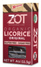 ZOT 100% Organic Licorice, Original, Dark Brown, Black, 0.4 Ounce (Pack of 6) (KKPPOA25607)