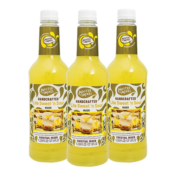 Master of Mixes Sweet N' Sour Lite Drink Mix, Ready To Use,