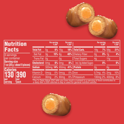 3.0 Oz Pack 12 COMBOS Stuffed Pizzeria Baked Pretzel Snacks, Individually Wrapped, Pretzels Individual Bags, Bulk