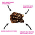 Pack Joydays Chocolate Date Bark Variety Almond, Peanut & Pumpkin Pecan Spice | Vegan Dark Chocolate Bark with Medjool