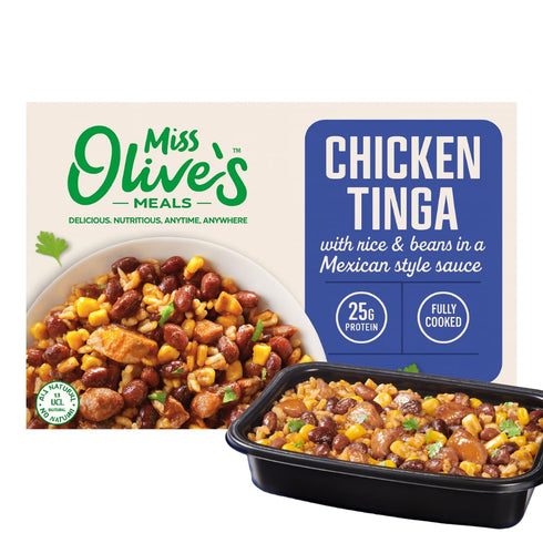 Miss Olives Chicken Tinga & Rice Meal, 6 Pack (6/10.5 oz Trays