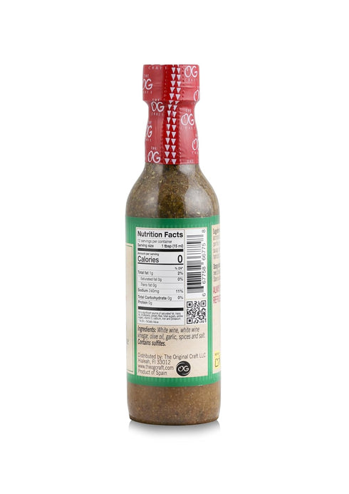 The OG Craft Marinade Spicy Churrasco Sauce for Grilled Meats, Chorizo, Sausages, Burgers, Omelets, Potatoes, Gluten