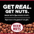 12 Pack 3 oz. BEER NUTS Original Peanuts | Box - Individual Bags - Sweet and Salty