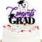 LQINBIBJ Glitter Purple Congrats Dentist Cake Topper - Class Of 2025 Medical School