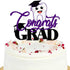 LQINBIBJ Glitter Purple Congrats Dentist Cake Topper - Class Of 2025 Medical School