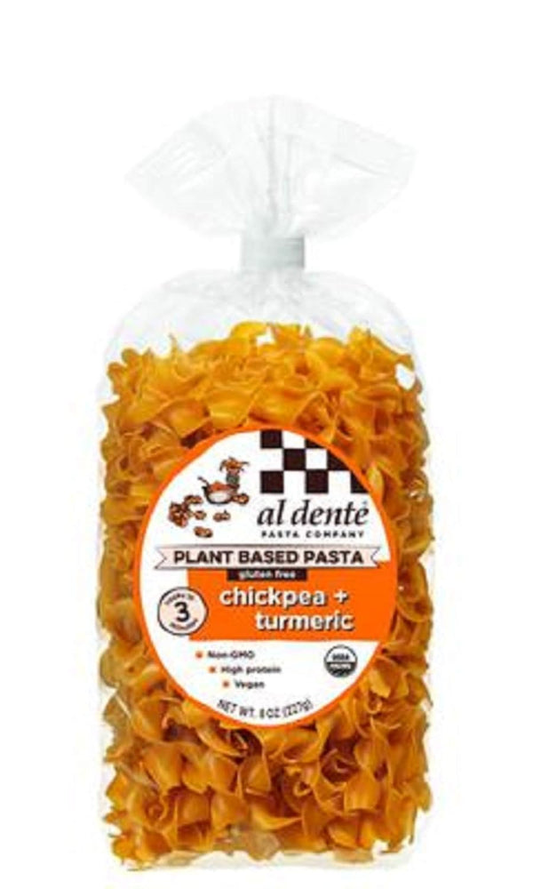 Al Dente Fresh Non-gmo Gluten-free Chickpea+turmeric Pasta,, 8 Oz (pack Of 6)