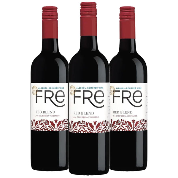 Sutter Home Fre Premium Red Blend Non-alcoholic Wine (3 Bottles)