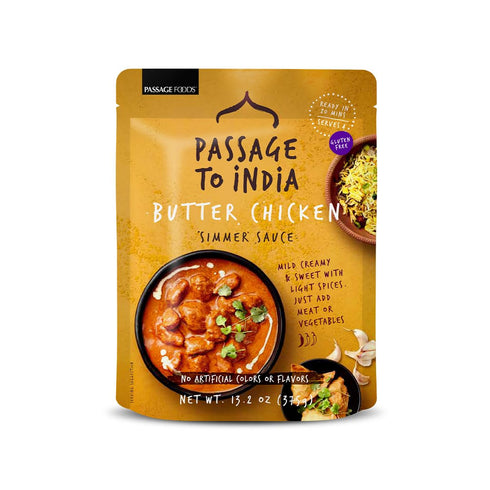 Passage to India Butter Chicken Sauce - Authentic Indian Food Flavor -