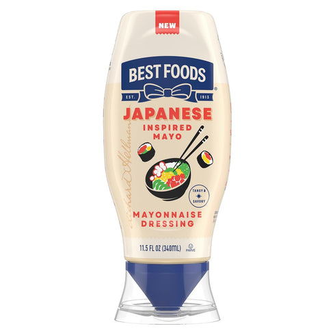 Best Foods 11.5 oz 1 (Pack 2) Japanese-Inspired Tangy & Savory Mayonnaise Dressing for Sushi, Poke Bowls & More