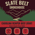 2.5 Slate Belt Smokehouse Carolina Reaper Jerky, Spicy Beef Jerky with Serious Heat Ounce