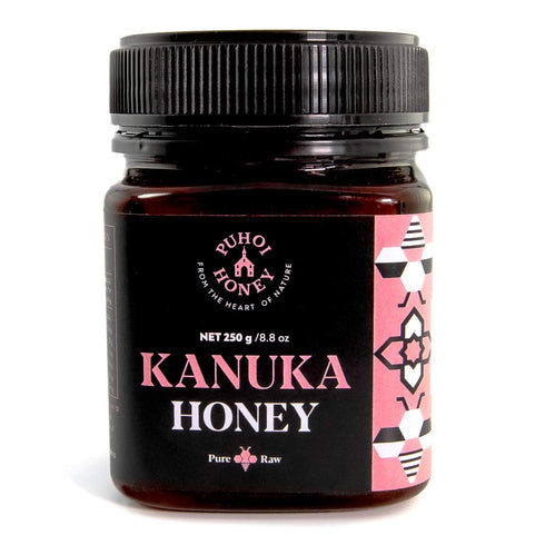 New Zealand 100% Pure & Raw Kanuka Honey, 250g (8.8oz)