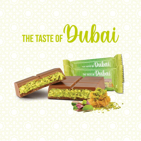 Generic (3.17 oz (Pack 3)) Dubai Chocolate Bar Pistachio | Milk Chocolate Filled with Pistachio Cream and Kataifi
