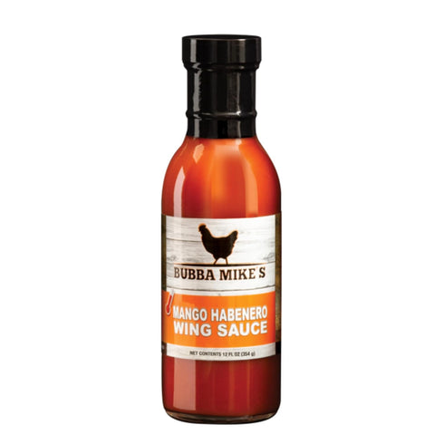 Bubba Mike's Mango Habanero Wing Sauce 12oz - Pack of 1