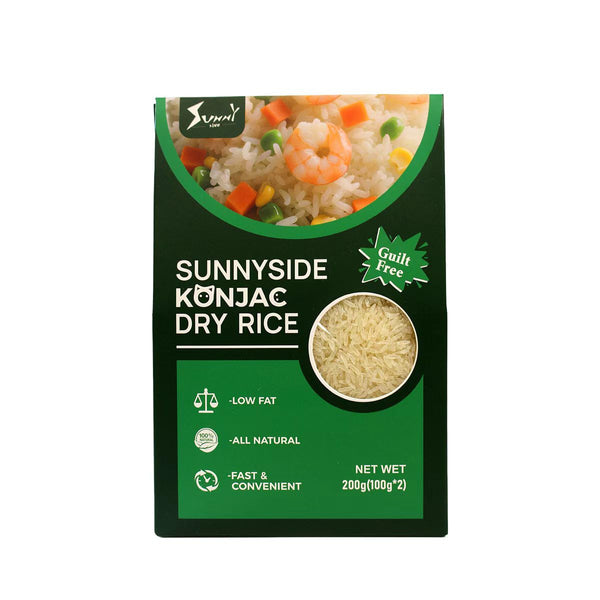 Sunnyside Konnyaku Shirataki Dry Rice 1 Pack Vegan Konjac Alternative & Rice