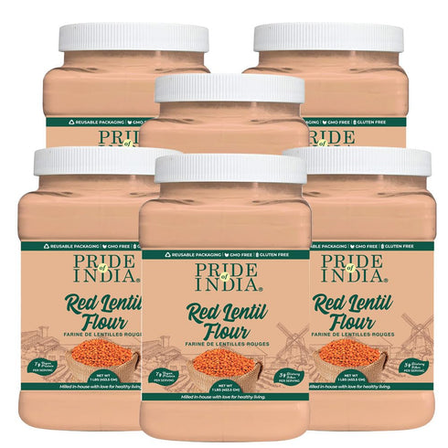 Pride of India - PACK of 6 - Red Lentil Flour 1
