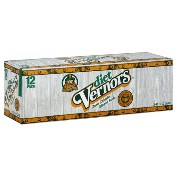 Vernors Vernor's Ginger Ale Diet, 12-Ounce (Pack of 2)