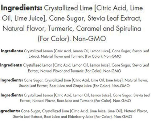 True Lemon 7 Pack: Pack: (7 True Lime flavor variety WATERMELON AQUA FRESCA, LIMEADE, Original Lemonade, Peach, Black