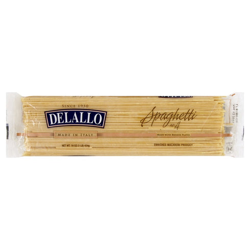 DeLallo Spaghetti, Bag 16.0 OZ (Pack of 12)
