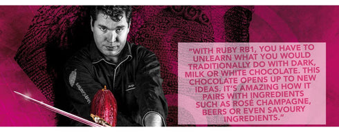 Generic 1 Ruby Chocolate Callet, Replacement for Barry Callebaut, Pound