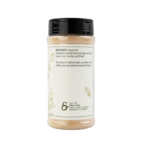 (9.92 Olive & Vine Lemon Peel Powder, Zesty Citrus, For Baking & Cooking, Rich Tradition, Authentic Taste, For Global
