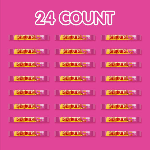 by Starburst Pack, 24 Packs, STARBURST FaveREDS Chewy Candy Bulk Full Size Red Candy Bulk Box