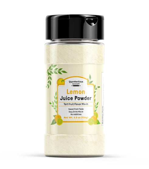 Unpretentious Lemon Juice Powder (1 Cup) Easy Drink Mix In, Fresh Tart