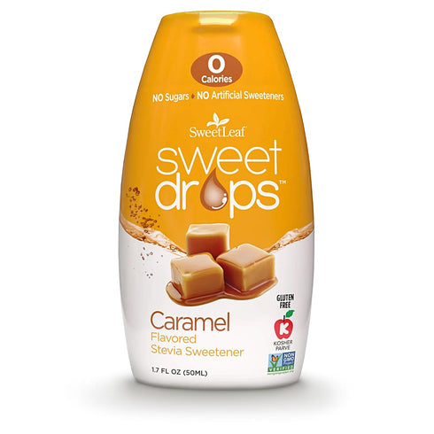 SweetLeaf Sweet Drops - Flavored Stevia Liquid Sweetener, Stevia Extract, Zero Calories,