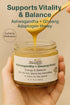 Bee Great 8 oz Ashwagandha & Ginseng Honey, Raw Honey with Adaptogens, Mild Herbal Flavor, Tea & Smoothie Sweetener